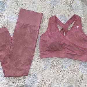 GYMSHARK CAMO SEAMLESS SET